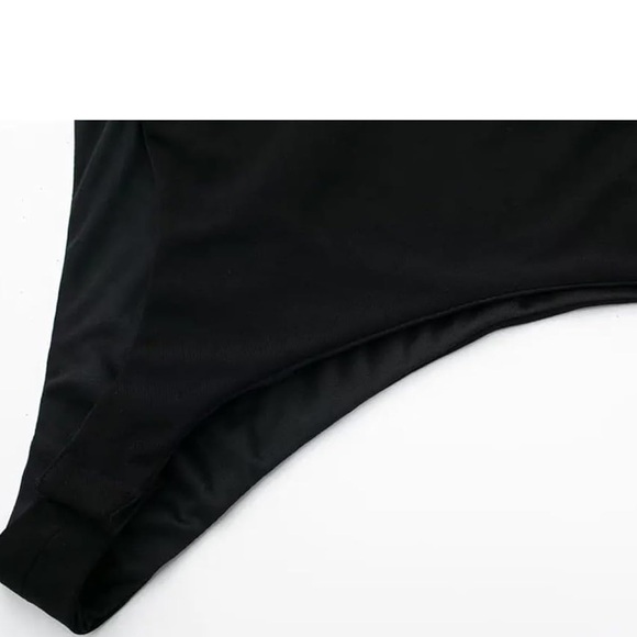 Zara Sweetheart shaped black bodysuit - Picture 5 of 8